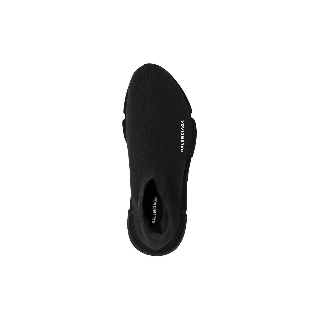 Men’s Speed Recycled Knit Sneaker in Black - Image 4